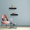 Floating Wood Wall Shelf