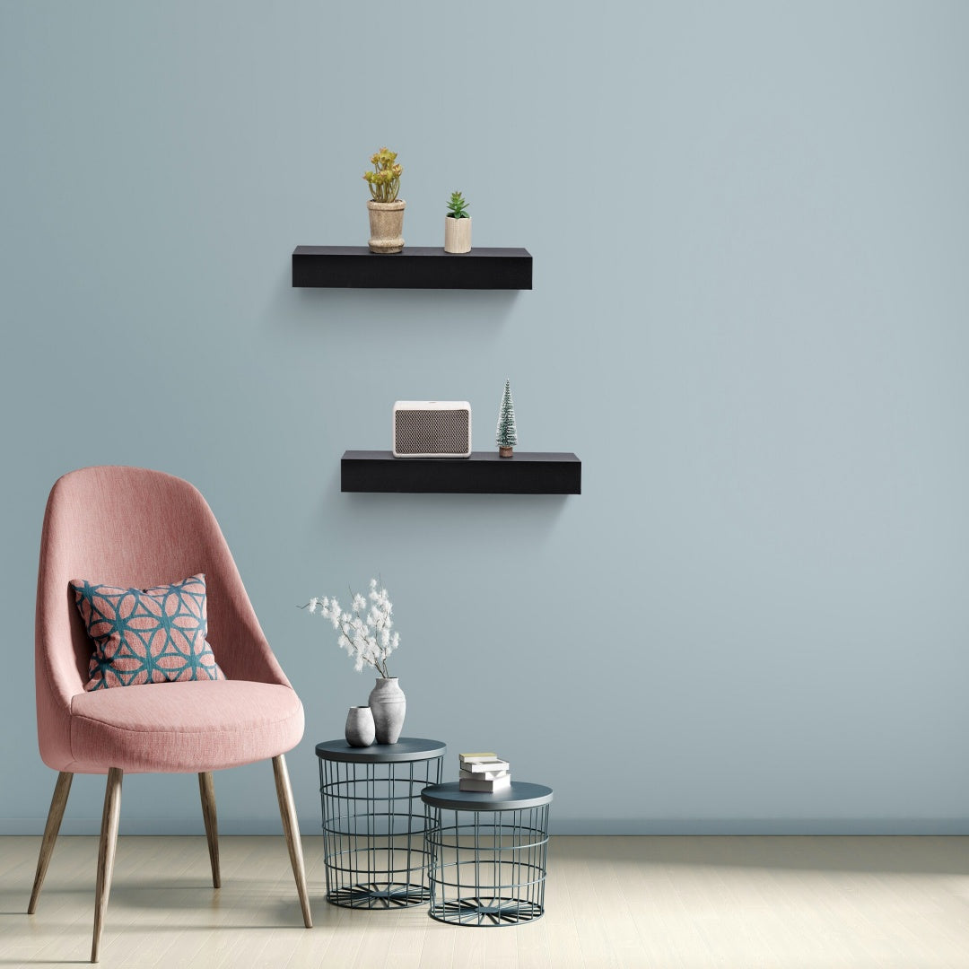 Floating Wood Wall Shelf